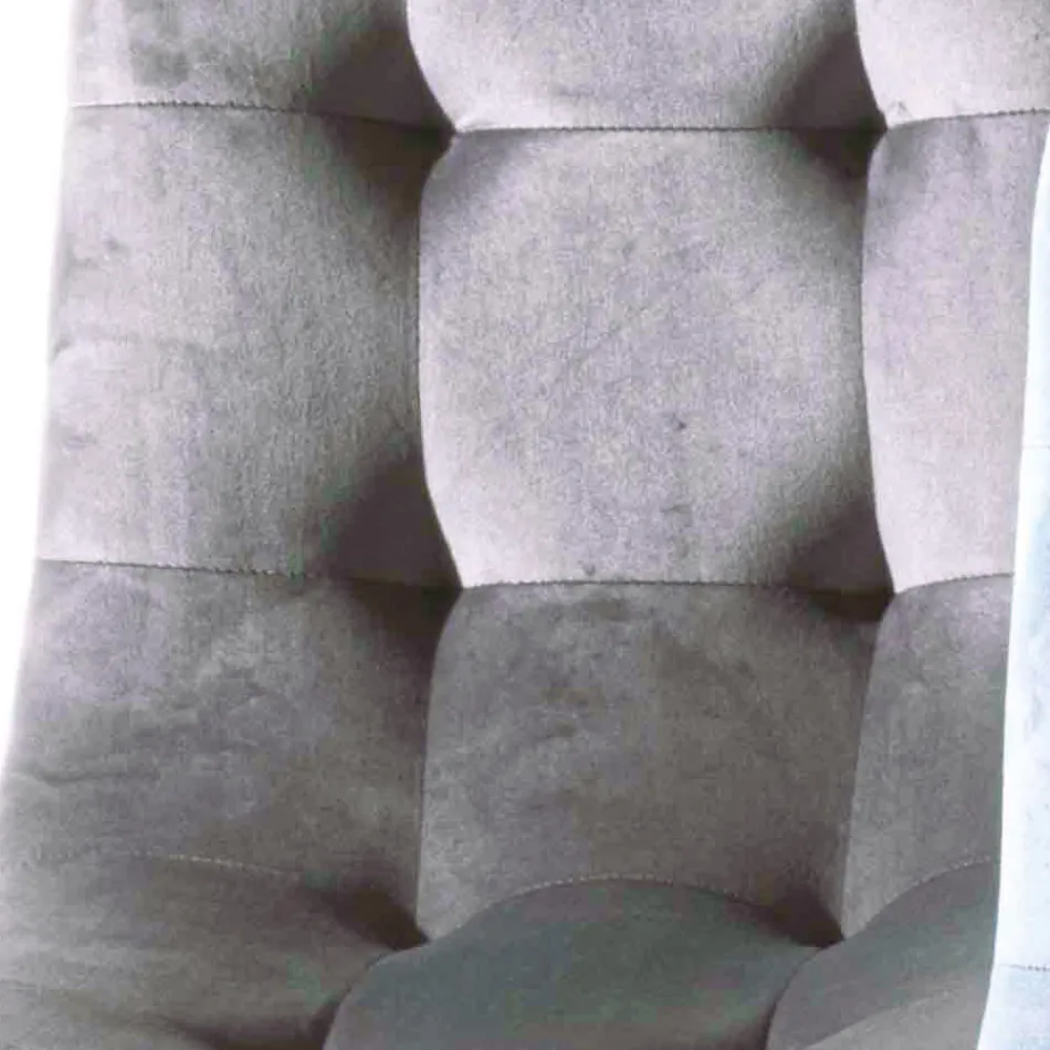 Stain-resistant Velvet Upholstered Dining Room Chair, 4 Pieces - Kylie Viadurini