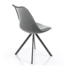 Dining Room Chair in Synthetic Leather and Polypropylene 4 Pieces - Shakira Viadurini