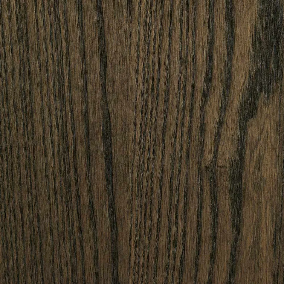 Living Room Chair in Wood and Eco-leather Seat Design Made in Italy - Agostina Viadurini