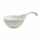 Aperitif Service 12 Pieces Modern White Porcelain Design Plates - Nalah Viadurini