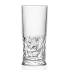 Highball Glasses Set in Eco Crystal Square Decoration 12 Pcs - Ritmo Viadurini