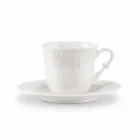 Complete Breakfast Service 22 Pieces in White Porcelain - Gimignano Viadurini