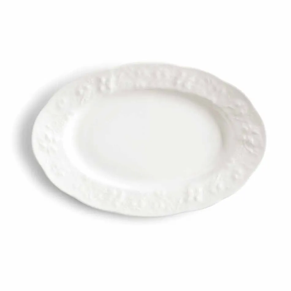 Complete Breakfast Service 22 Pieces in White Porcelain - Gimignano Viadurini