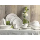 Complete Breakfast Service 22 Pieces in White Porcelain - Gimignano Viadurini