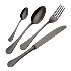 Complete Set of Luxury Design Stainless Steel Cutlery 24 Pieces - Boss Viadurini