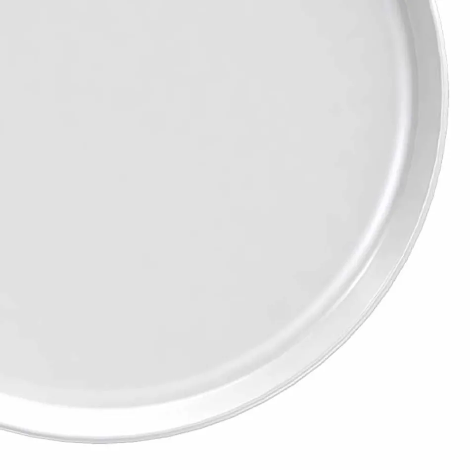 White Modern Design Porcelain Dinner Plate Set 24 Pieces - Arctic Viadurini
