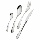 Stainless Steel Cutlery Set Complete with Design 24 Pieces - Hamtaro Viadurini