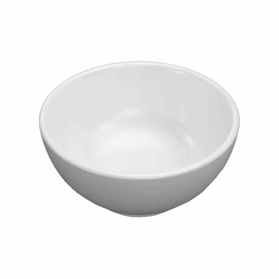 Modern Design Porcelain Aperitif Plates Set 8 Pieces - Galatino Viadurini