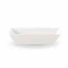 White Porcelain Modern Dinner Plates Set 25 Pieces - Basal Viadurini