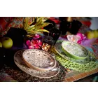 Ethnic Dishes Service in Porcelain and Colored and Modern Stoneware 18 Pieces - Fez Viadurini