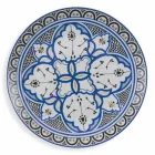 Ethnic Dishes Service in Porcelain and Colored and Modern Stoneware 18 Pieces - Fez Viadurini