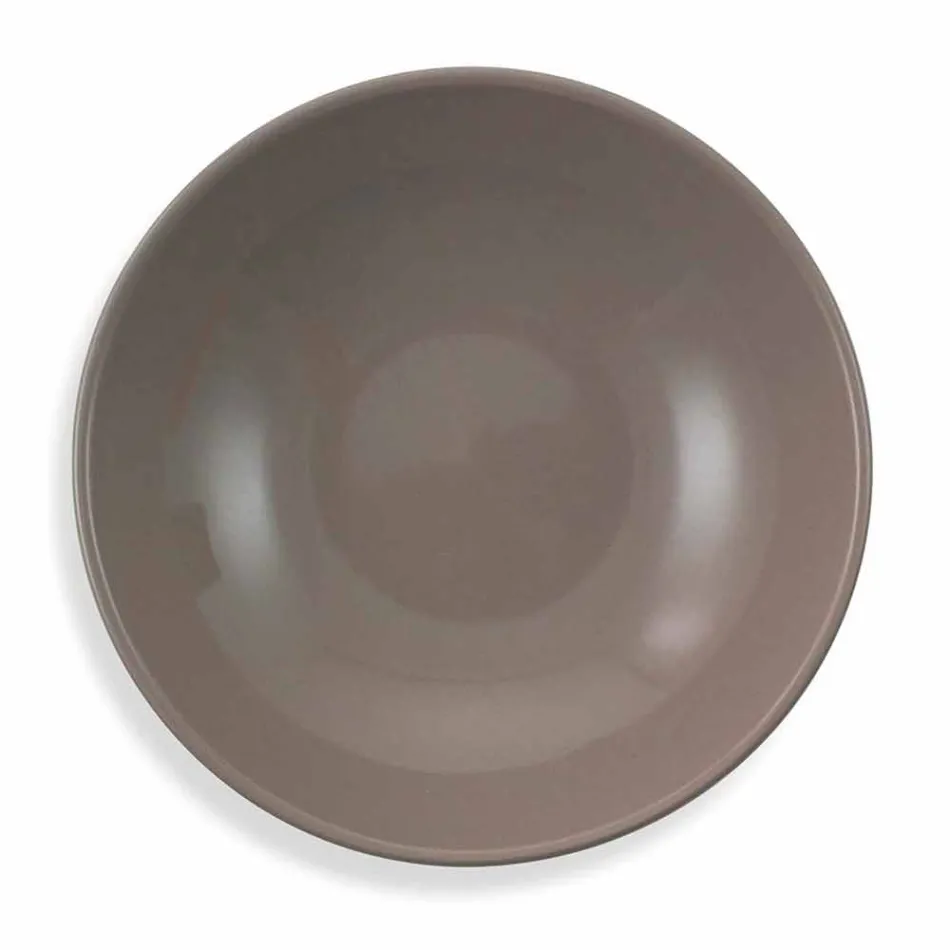 Ethnic Dishes Service in Porcelain and Colored and Modern Stoneware 18 Pieces - Fez Viadurini