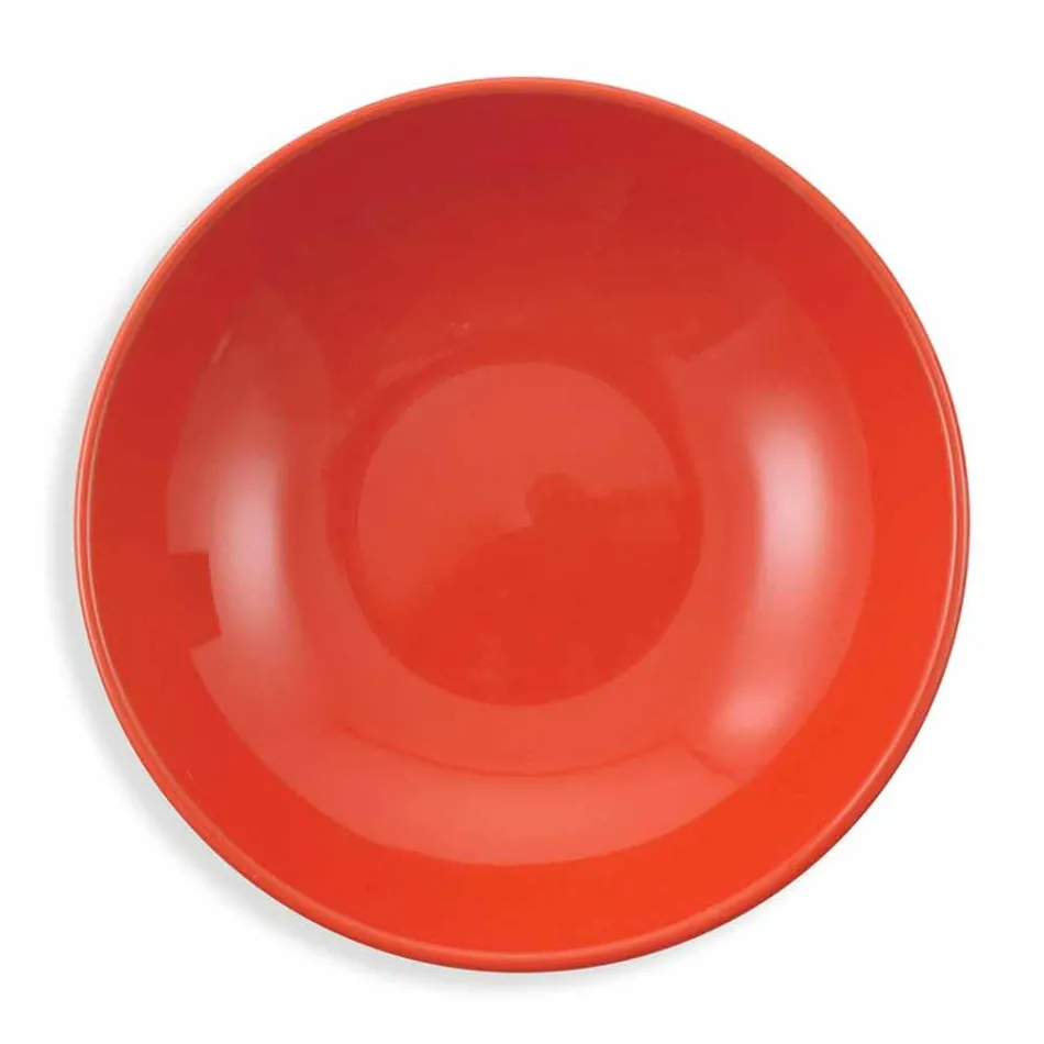 Ethnic Dishes Service in Porcelain and Colored and Modern Stoneware 18 Pieces - Fez Viadurini