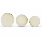 18 Piece Porcelain Colored and Modern Dinner Plate Service - Rurolo Viadurini