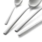 Square Design Polished Stainless Steel Cutlery Set 24 Pieces - Bumbun Viadurini