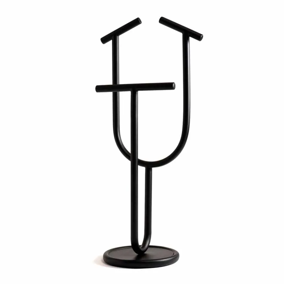 Design Valet Stand in RAL Painted Steel Made in Italy - Arcano Viadurini