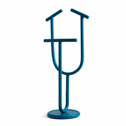 Design Valet Stand in RAL Painted Steel Made in Italy - Arcano Viadurini