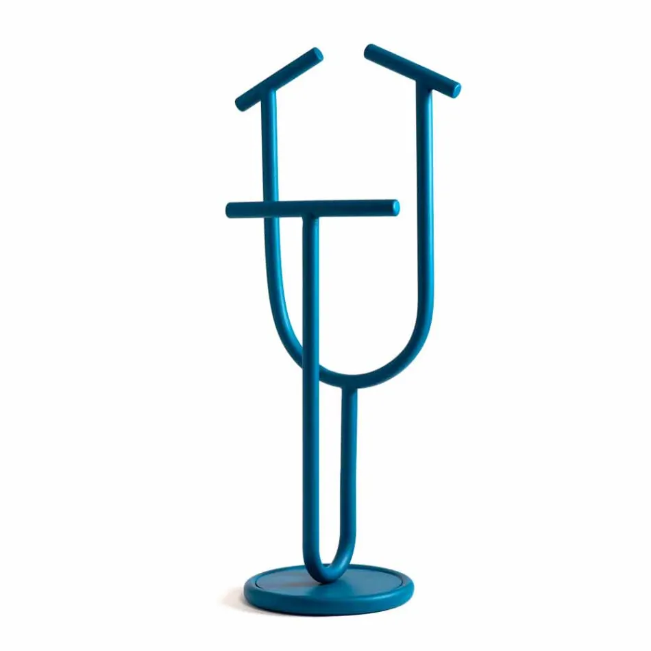 Design Valet Stand in RAL Painted Steel Made in Italy - Arcano Viadurini