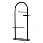 Modern valet stand in RAL painted steel of Made in Italy design - Mirello Viadurini