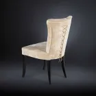 September 2 belle époque style chairs upholstered color Ecru Dita Viadurini