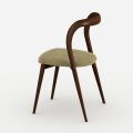 Set of 4 Elegant Solid Wood Dining Chairs Made in Italy - Nobile