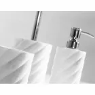 Bathroom design accessories set in Calacatta Monza marble Viadurini