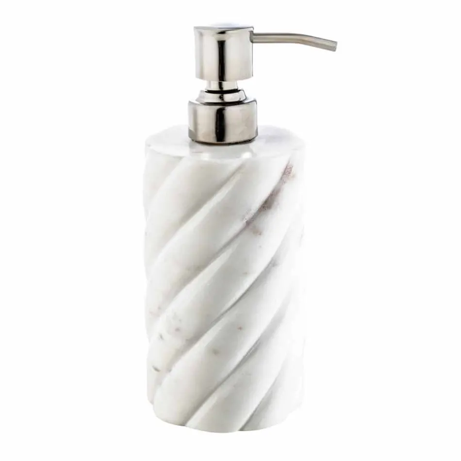 Bathroom design accessories set in Calacatta Monza marble Viadurini