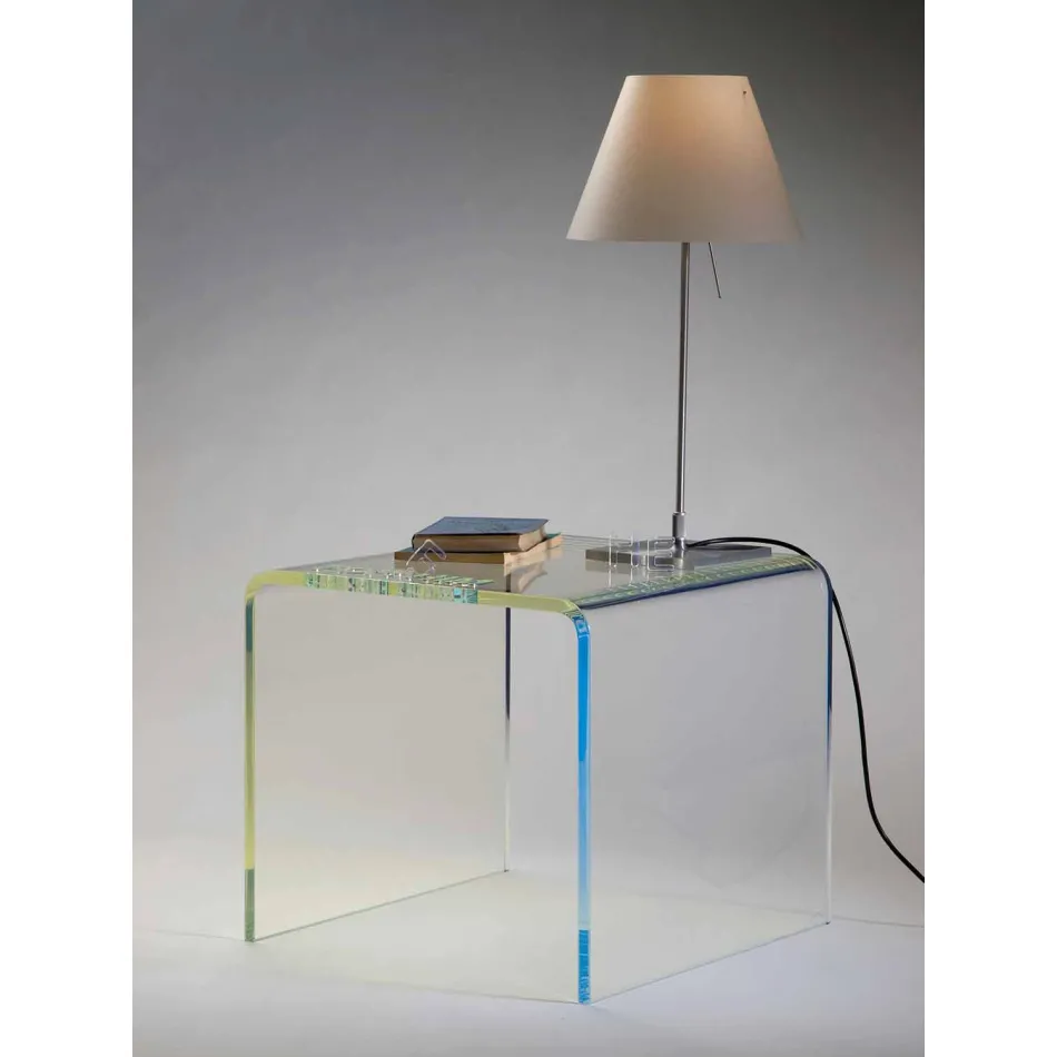 Modern Design Bedside Sets in Methacrylate Made in Italy - Leielui Viadurini