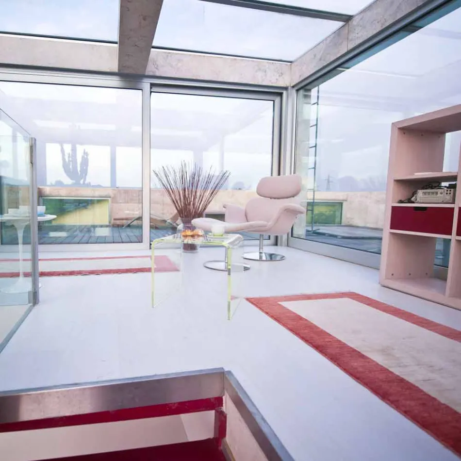 Modern Design Bedside Sets in Methacrylate Made in Italy - Leielui Viadurini