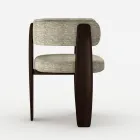 Set of 4 Solid Wood Dining Chairs Made in Italy - Chile Viadurini