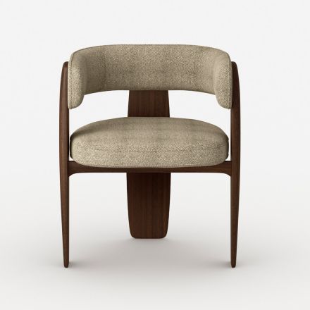 Set of 4 Solid Wood Dining Chairs Made in Italy - Chile Viadurini