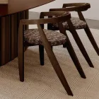 Set of 4 Modern Chairs in High-Quality Solid Wood Made in Italy - Vela Viadurini