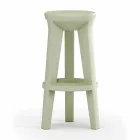 High Design Bar Stool in Polyethylene Made in Italy - Tinuccia Viadurini