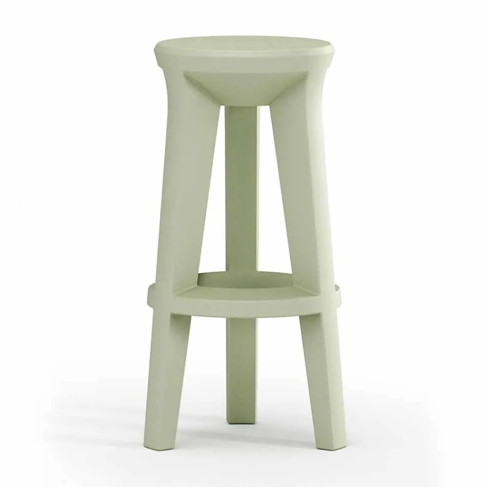 High Design Bar Stool in Polyethylene Made in Italy - Tinuccia Viadurini