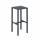 Outdoor Bar Stool in Powder Coated Metal Made in Italy - Meone Viadurini