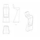 Wing Vondom modern design bar stool in polyethylene Viadurini