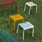 Low Stool in Outdoor Painted Aluminum Made in Italy - Sondra Viadurini