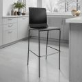 Kitchen Stool in Steel and Technopolymer Made in Italy 2 Pieces - Garland