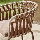 Outdoor Stool in Aluminum Made in Italy - Emmacross by Varaschin Viadurini