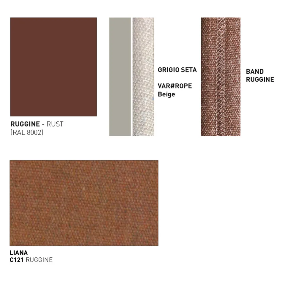 Outdoor Stool in Aluminum Made in Italy - Emmacross by Varaschin Viadurini