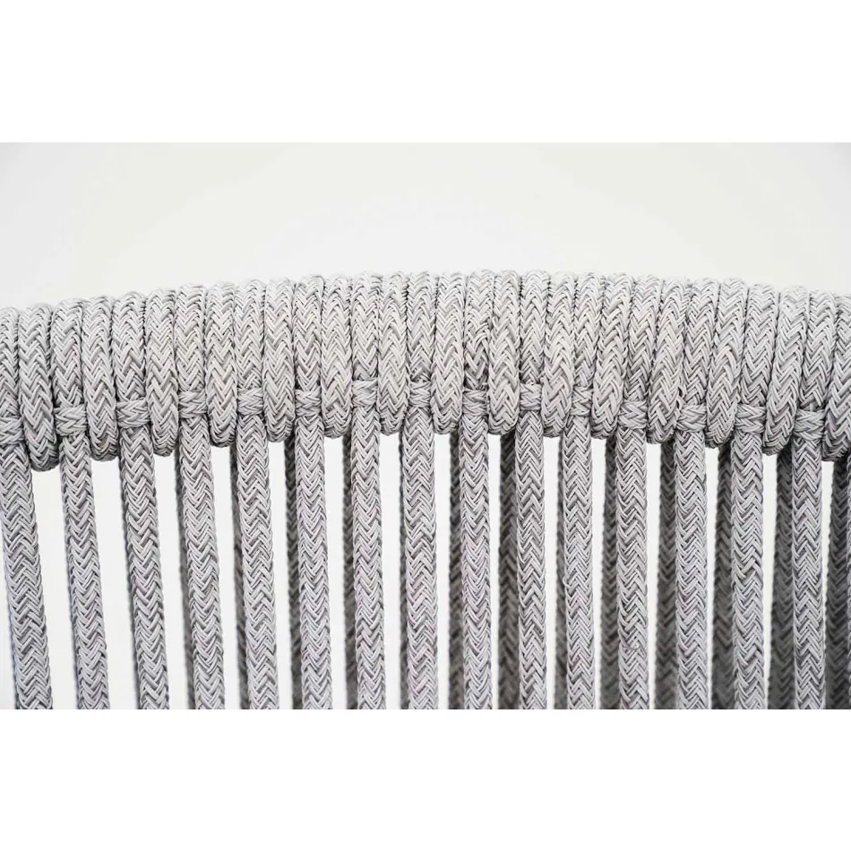 Stackable Garden Stool Aluminum and Technical Fabric - Smart by Varaschin Viadurini