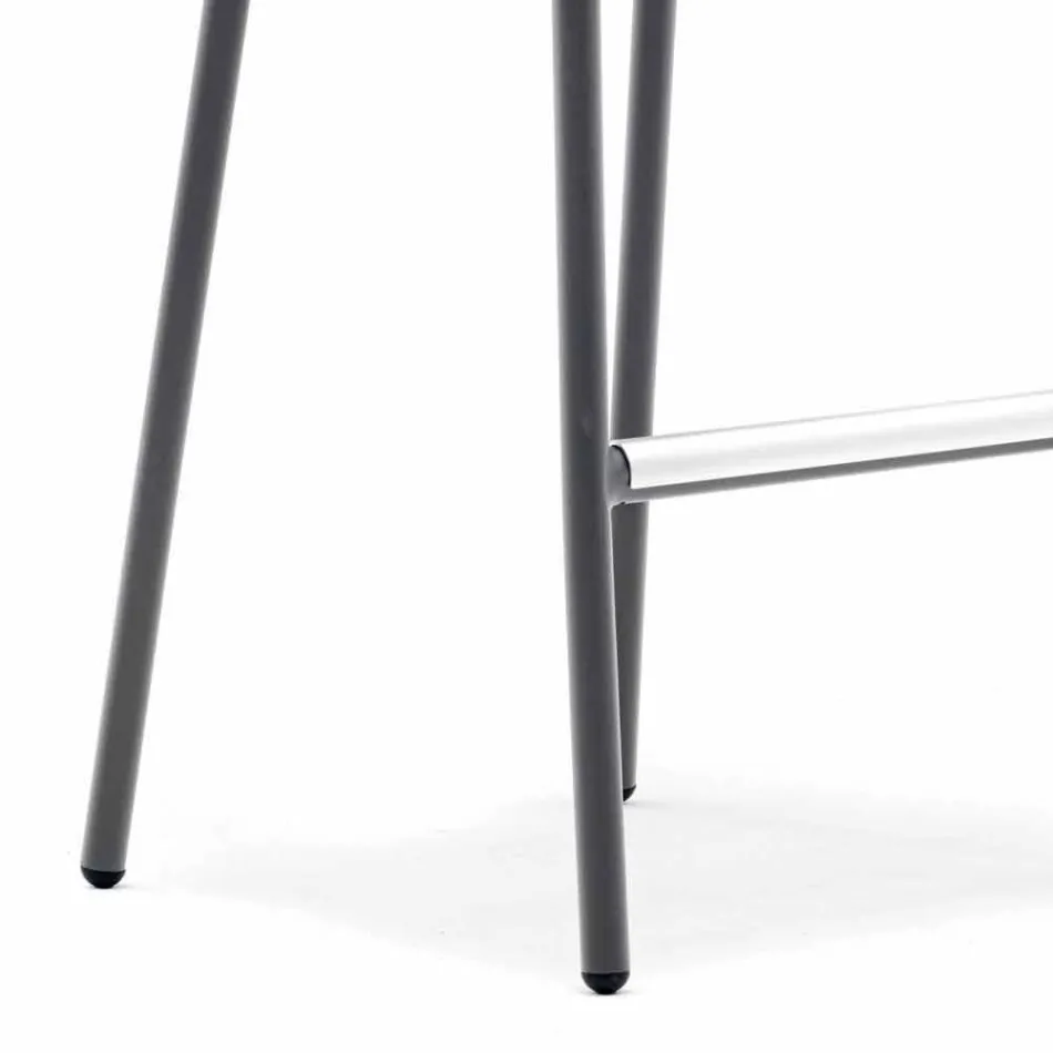 Stackable Garden Stool Aluminum and Technical Fabric - Smart by Varaschin Viadurini