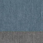 Design Living Room Stool in Fabric with Border and Anthracite Metal - Scarat Viadurini