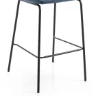 Elegant Modern Design Living Room Stool in Fabric with Border - Scarat Viadurini