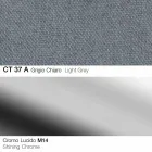 Swivel Stool in Fabric and Steel with Gas Lift Made in Italy - Marchesi Viadurini