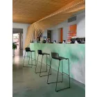 Stackable Stool in Metal and Polypropylene Made in Italy, 2 Pieces - Charla Viadurini