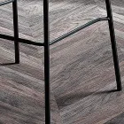 Modern Colored Metal and Fabric Stool Made in Italy - Marianet Viadurini