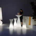 Luminous Outdoor Stool in Polyethylene with LED Made in Italy - Desmond Viadurini