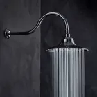 Classic Steel Shower Head with Brass Shower Arm Made in Italy - Jeko Viadurini