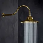 Classic Steel Shower Head with Brass Shower Arm Made in Italy - Jeko Viadurini